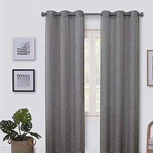 Elegant Gray Home Accent Curtains